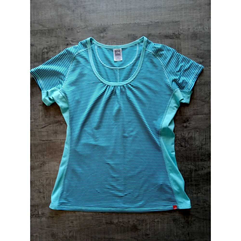 The North Face Vapor Wick Gorpcore Striped Tee Women's Sz Large